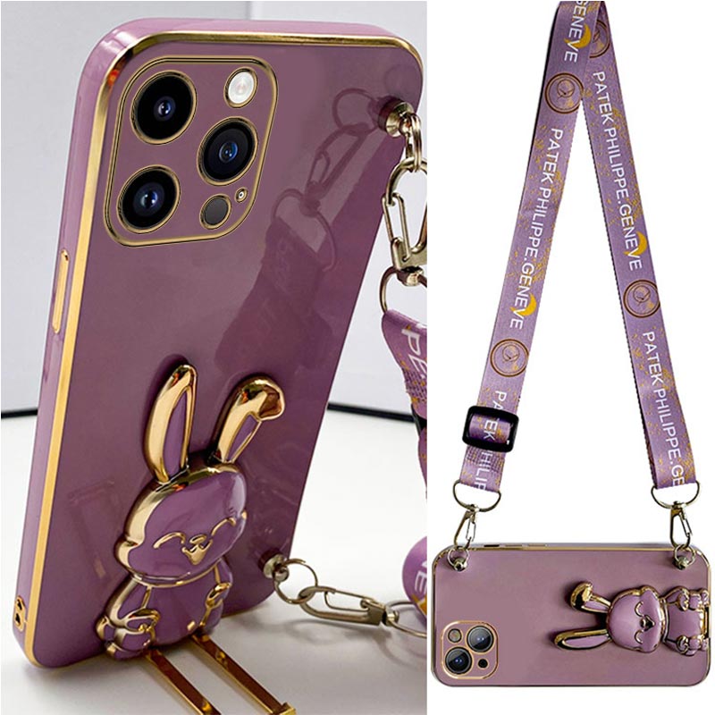 Fragance X - Rabbit Holder Lanyard Phone Case For