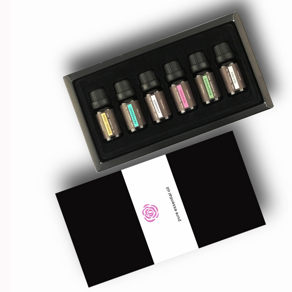 Perfume Travel Set - 6Pcs Glass Essential Oil Bottles Essential