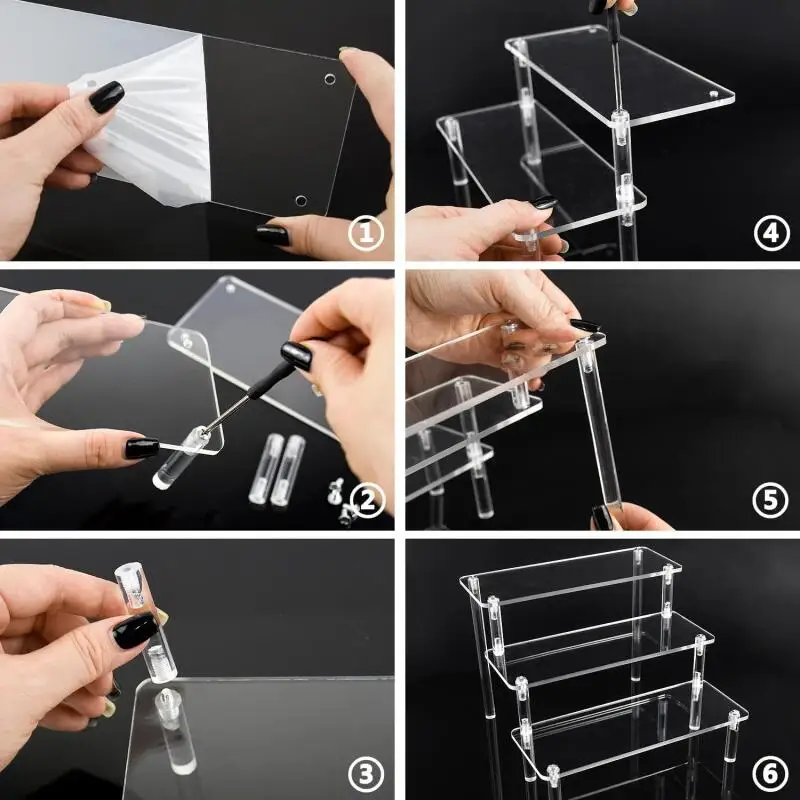1-4 Layers Acrylic Display Sta - Perfume Fragrance Holder review and price