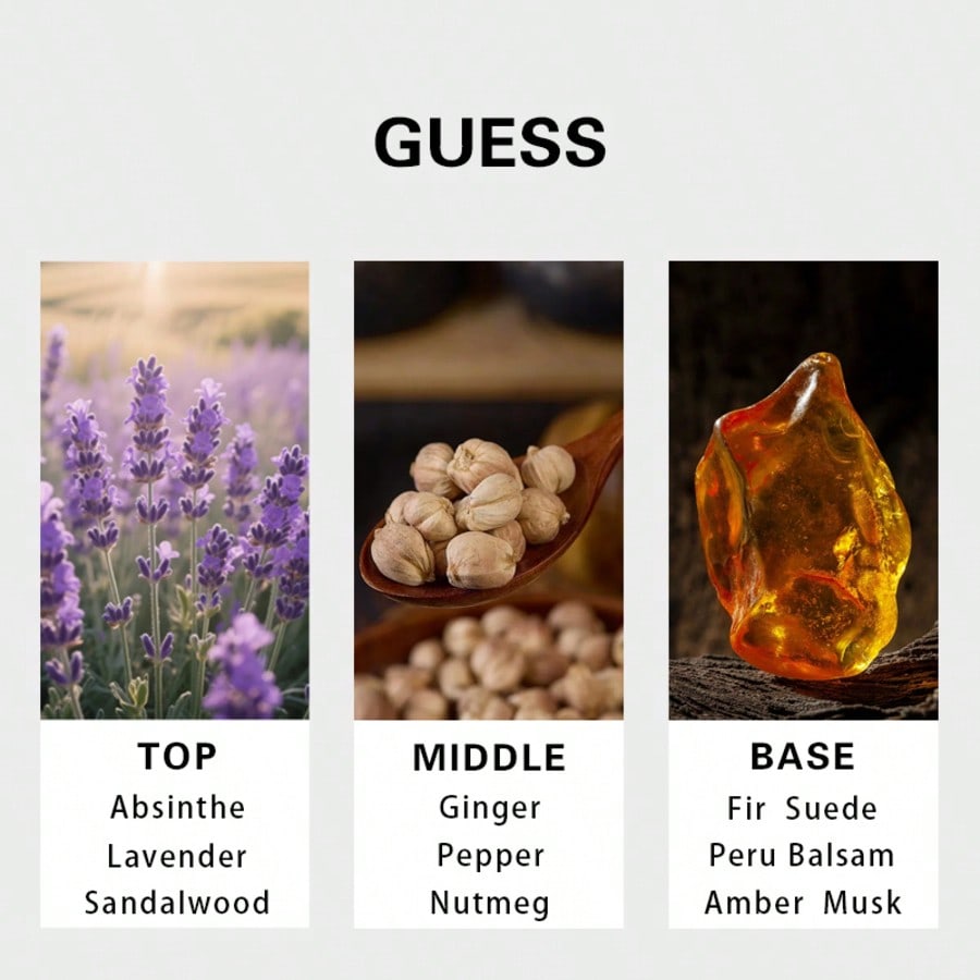 Guess Gold men Eau De Toilette - Fragrance Perfume Note review and price