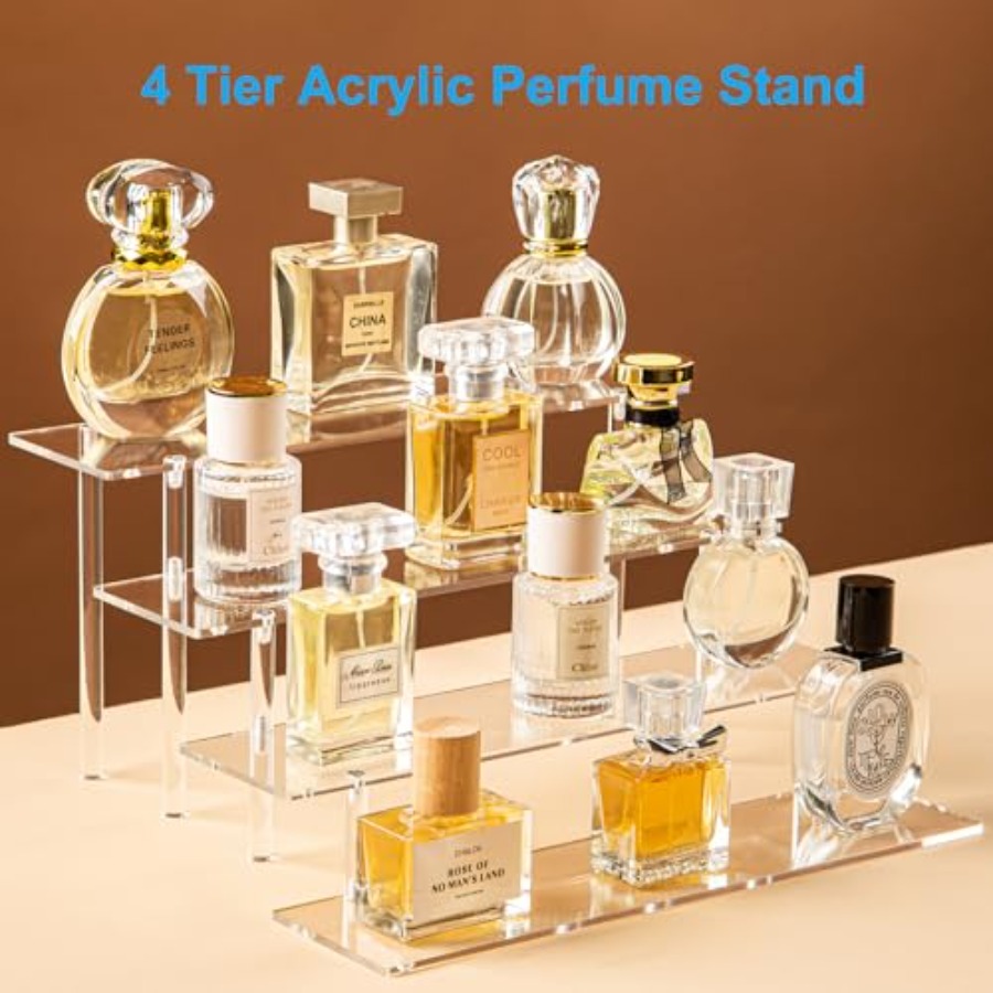 4 Tier Acrylic Perfume Organiz - Perfume Fragrance Holder review and price