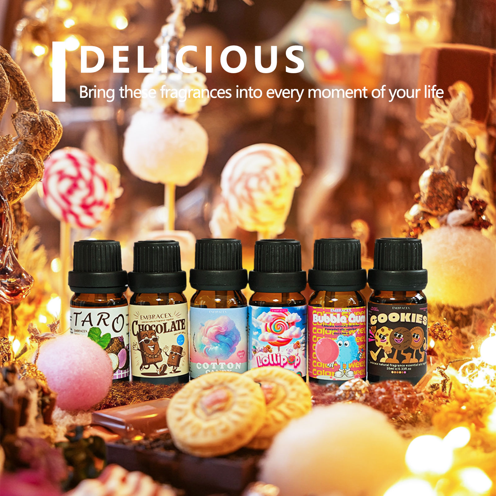 6PC/1Set Delicious Fragrance O - Perfume Fragrance Oils For Candles review and price