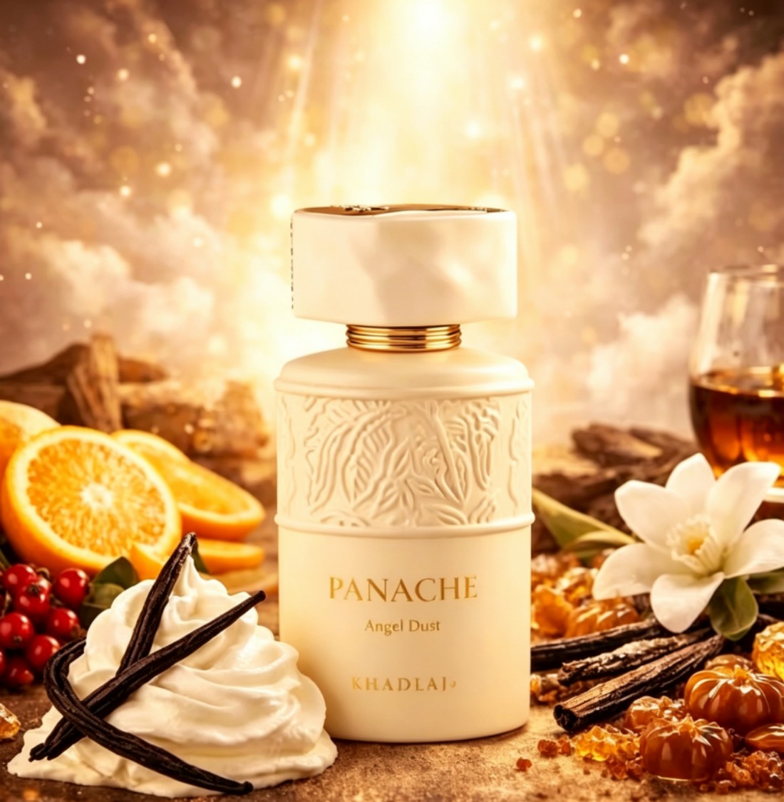 Khadlaj Panache Angel Dust Cre - Perfume Fragrance Powder review and price
