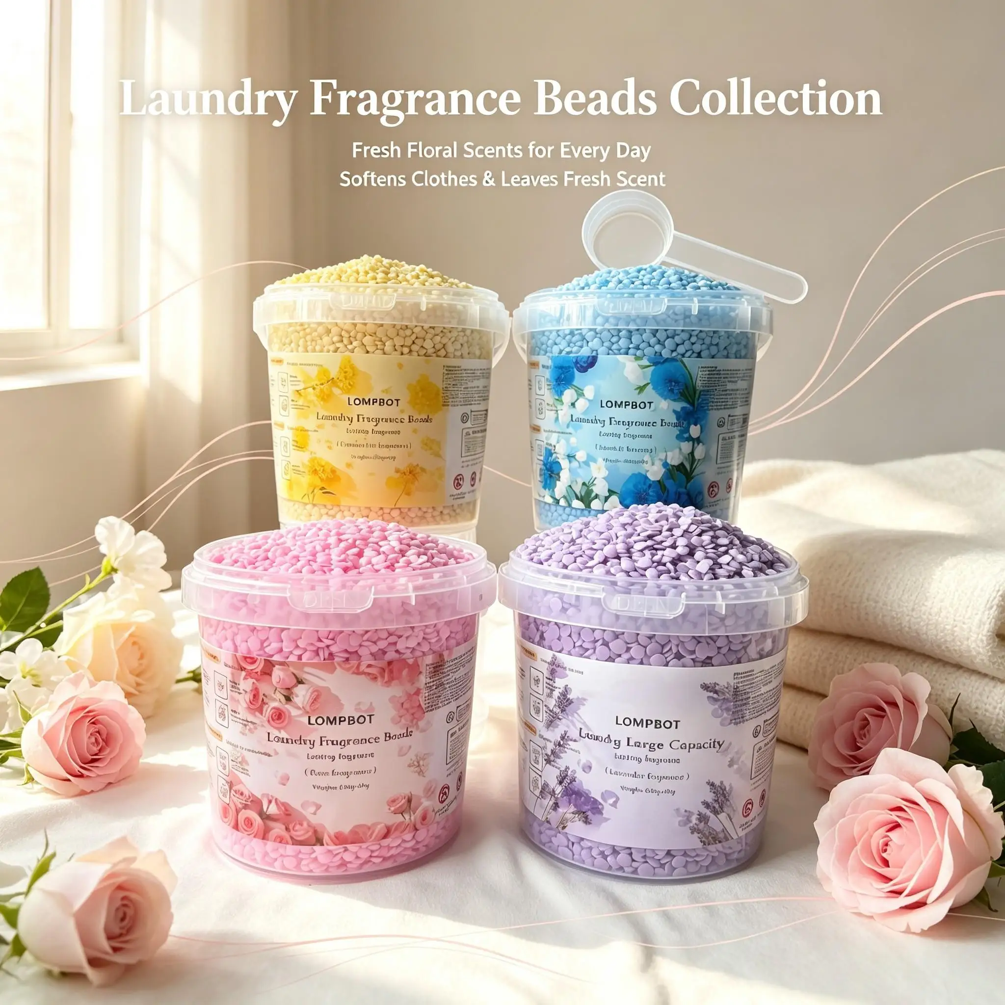 800g Big Bucket Laundry Scent  - Perfume Fragrance Powder review and price