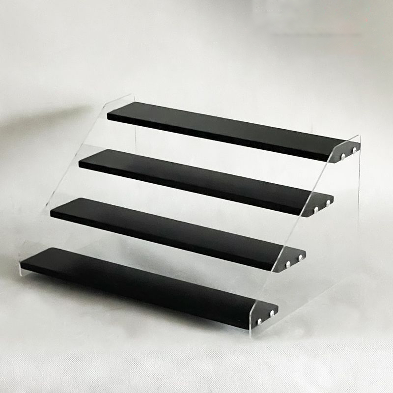 1-7 Step Acrylic Wood Display  - Perfume Fragrance Holder review and price